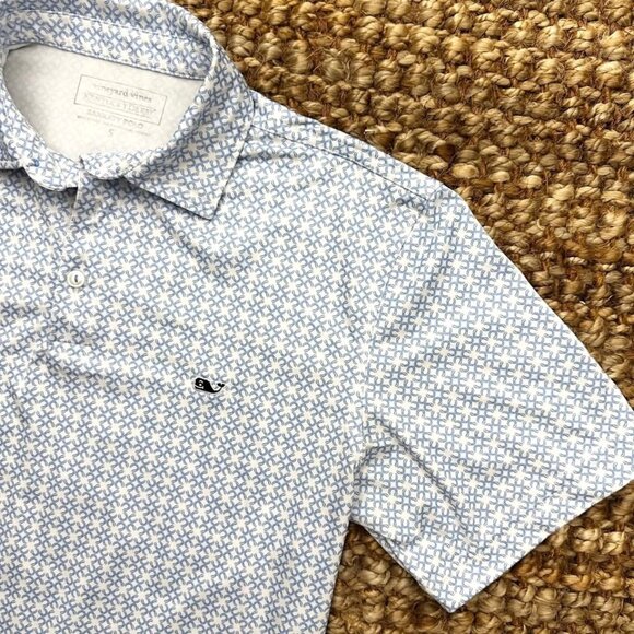 RARE Vineyard Vines Kentucky Derby Golf Performance (Small) Polo Shirt Mens Medi - Picture 1 of 9